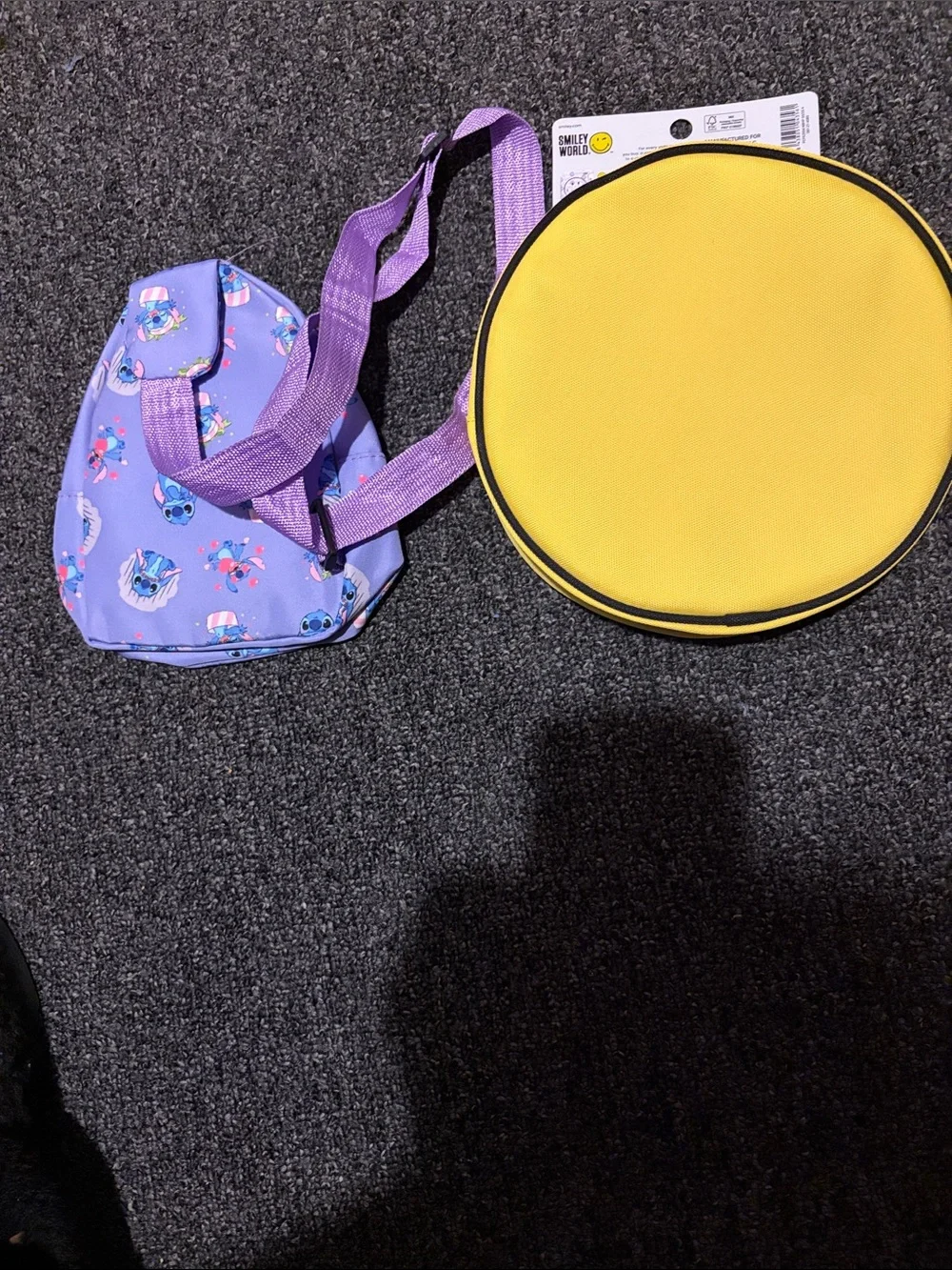 Disney Lilo & Stitch Mini Backpack with Pink and Blue Accents and pencil box